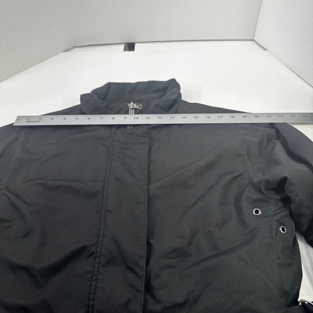 Nike Men's Size XL Zip Front Jacket Black Preowned Spots On Sleeve - Picture 8 of 16